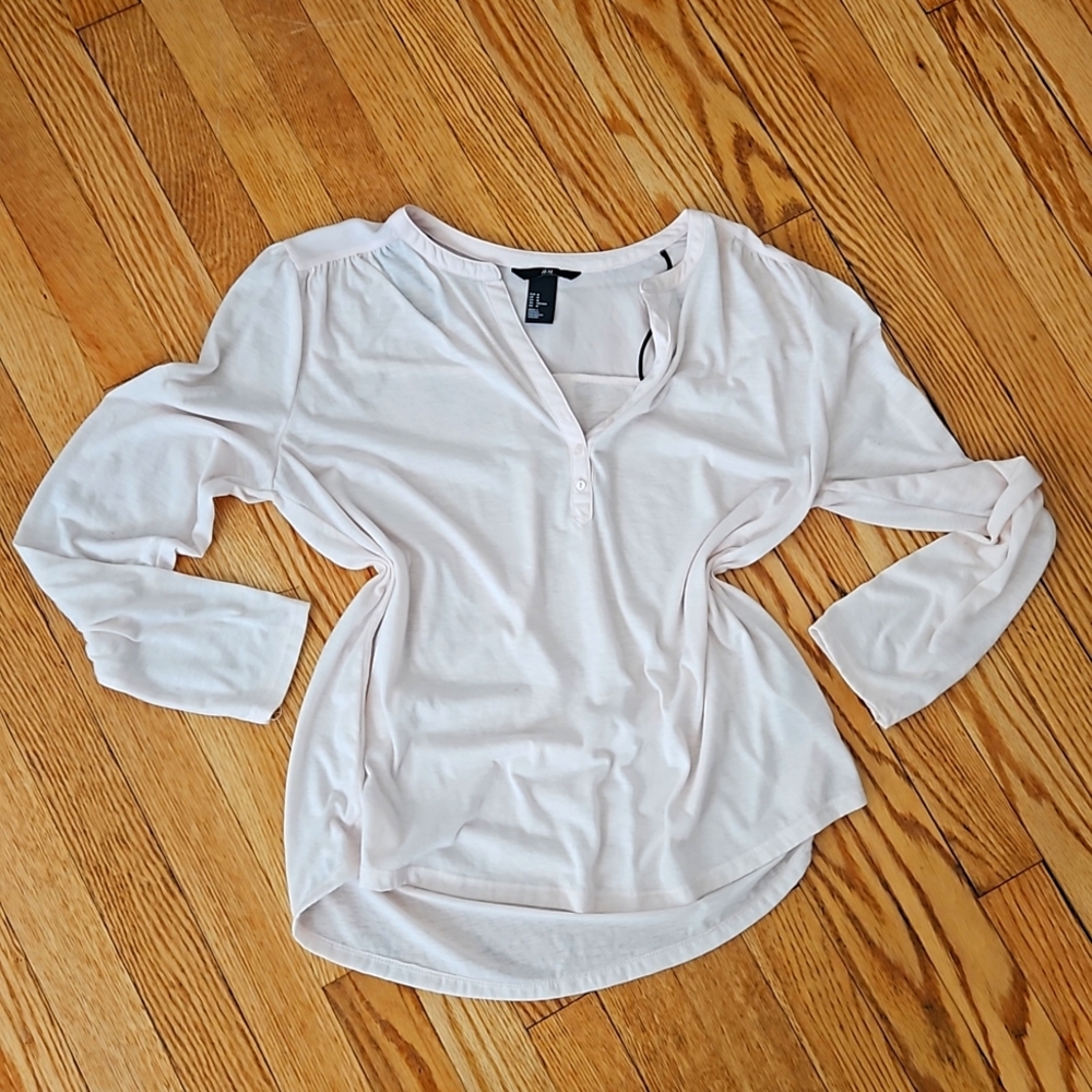 Pink long sleeve top